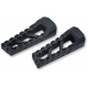 DRIVER FOOTPEGS RIOT BLACK