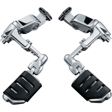 CRUISE MOUNTS ERGO III WITH TRIDENT DUALLY ISO-PEGS CHROME