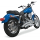 EXHAUST BIG RADIUS 2-INTO-2 CHROME