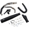 2-1 Exhaust - Black - M8 Softail