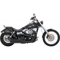 MUFFLER TWIN SLASH 3" BLACK