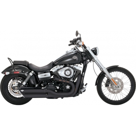 MUFFLER TWIN SLASH 3" BLACK