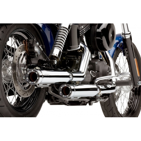 3" RPT SLIP ON MUFFLER CHROME HD