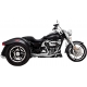 MUFFLER TWIN SLASH ROUND SLIP-ONS CHROME