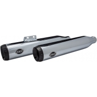 MUFFLER SLIP ON GRAND NATIONAL CHROME W/BLACK END CAPS