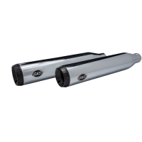 Grand National EC Slip-On Mufflers Chrome/Black