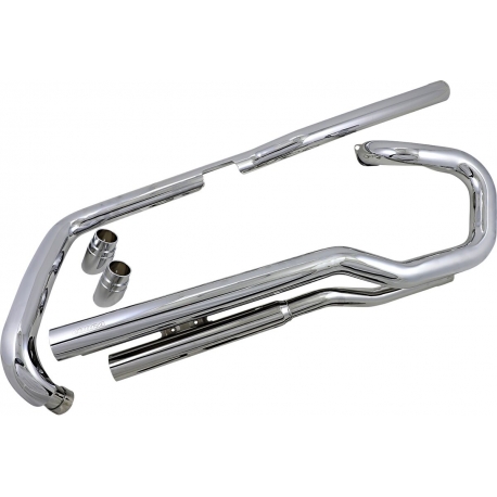 SLASH DOWN HOT ROD SPEEDSTER EXHAUST CHROME