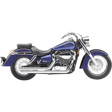 EXHAUST SYSTEM 2 INTO 2 STREETROD SLASH DOWN SPEEDSTER CHROME