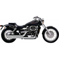 EXHAUST SYSTEM 2 INTO 2 STREETROD SLASH DOWN SPEEDSTER CHROME