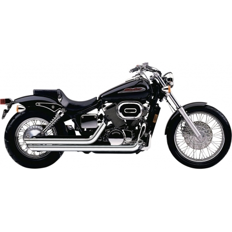 EXHAUST SYSTEM 2 INTO 2 STREETROD SLASH DOWN SPEEDSTER CHROME