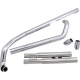 EXHAUST SYSTEM 2 INTO 2 SLASH DOWN HOT ROD SPEEDSTER CHROME