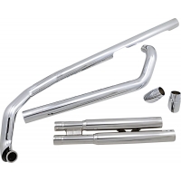 EXHAUST SYSTEM 2 INTO 2 SLASH DOWN HOT ROD SPEEDSTER CHROME