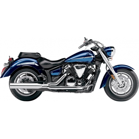 POWER PRO HP 2 INTO 1 EXHAUST SYSTEM CHROME WITH O2 SENSOR BUNGS