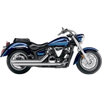 HOT ROD SPEEDSTER SLASH DOWN EXHAUST SYSTEM CHROME WITH O2 SENSOR BUNGS