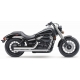 EXHAUST SYSTEM STREET ROD 2 INTO 2 STRAIGHT-CUT CHROME
