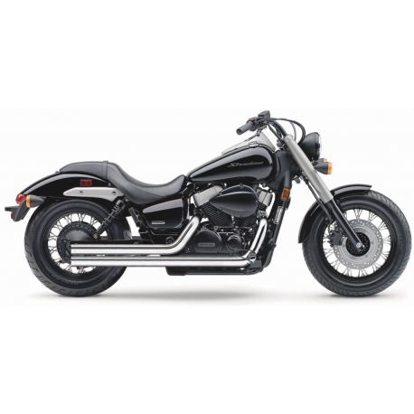 EXHAUST SYSTEM STREET ROD 2 INTO 2 STRAIGHT-CUT CHROME