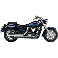 EXHAUST SYSTEM DRAGSTER 2 INTO 2 STRAIGHT-CUT CHROME