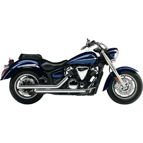 EXHAUST SYSTEM DRAGSTER 2 INTO 2 STRAIGHT-CUT CHROME