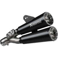 SLIP-ON LINE MUFFLER SS/BLACK/TITANIUM PIPE