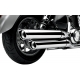 SLIP ON MUFFLERS FOR CRUISERS CHROME KAWASAKI