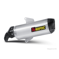 SLIP-ON LINE MUFFLER STAINLESS STEEL CARBON END CAP