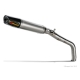 SLIP-ON LINE MUFFLER TITANIUM CARBON END CAP