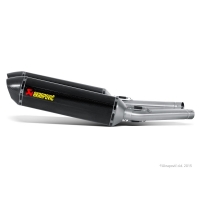SLIP-ON LINE DUAL MUFFLER CARBON