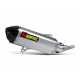 SLIP-ON LINE MUFFLER STAINLESS STEEL CARBON END CAP