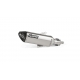 SLIP-ON LINE MUFFLER STAINLESS STEEL CARBON END CAP