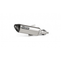 SLIP-ON LINE MUFFLER STAINLESS STEEL CARBON END CAP