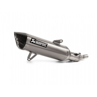 SLIP-ON LINE MUFFLER STAINLESS STEEL CARBON END CAP