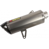 SLIP-ON LINE MUFFLER STAINLESS STEEL CARBON END CAP