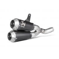 SLIP-ON LINE DUAL MUFFLER BLACK TITANIUM