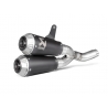SLIP-ON LINE DUAL MUFFLER BLACK TITANIUM