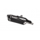 SLIP-ON LINE MUFFLER TITANIUM CARBON END CAP