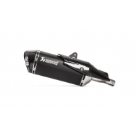 SLIP-ON LINE MUFFLER TITANIUM CARBON END CAP