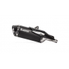 SLIP-ON LINE MUFFLER TITANIUM CARBON END CAP