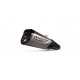 SLIP-ON LINE MUFFLER STAINLESS STEEL CARBON END CAP