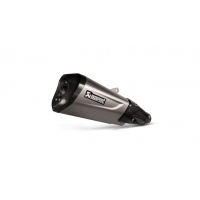 SLIP-ON LINE MUFFLER STAINLESS STEEL CARBON END CAP
