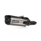 SLIP-ON LINE MUFFLER TITANIUM CARBON END CAP