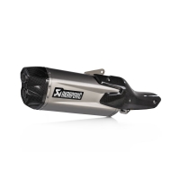 SLIP-ON LINE MUFFLER TITANIUM CARBON END CAP