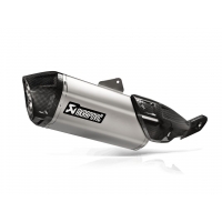 SLIP-ON LINE MUFFLER TITANIUM CARBON END CAP
