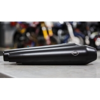 Tapered Cone Black Slip-On Mufflers for Royal Enfield® 650 Twins