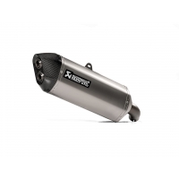 SLIP-ON LINE MUFFLER TITANIUM CARBON END CAP