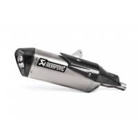 SLIP-ON LINE MUFFLER TITANIUM CARBON END CAP