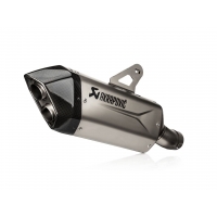 SLIP-ON LINE MUFFLER TITANIUM CARBON END CAP