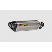 SLIP-ON LINE MUFFLER TITANIUM CARBON END CAP