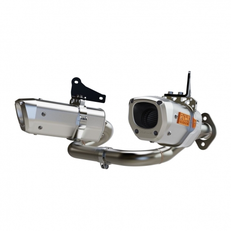 APX SLIP-ON DUAL MUFFLER ALUMINIUM