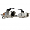 APX SLIP-ON DUAL MUFFLER ALUMINIUM