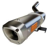 APX SLIP-ON MUFFLER ALUMINIUM